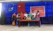 Chi hội  phụ nữ thôn Đồng Thọ - xã Vạn Hòa ra mắt "chi hội phụ nữ tự quản về vệ sinh an toàn thực phẩm”.