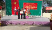 Đồng chí Chủ tịch UBND huyện Mai Nhữ Thắng dự ngày hội đại đoàn kết toàn dân tại làng Đạt Tiến 2 xã Tế Tân