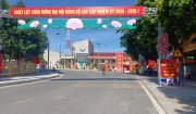 Nông Cống tưng bừng cờ hoa chào mừng Đại hội Đảng bộ huyện