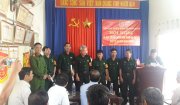 Hội CCB xã Minh Khôi ra mắt tổ CCB tham gia giữ gìn trật tự ATGT