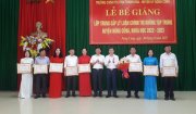 Bế giảng lớp Trung cấp lý luận chính trị không tập trung huyện Nông Cống, khóa học 2022 - 2023