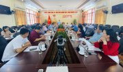 Gặp mặt Hội nhà văn Việt Nam đi thực tế tại huyện Nông Cống