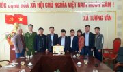 Đồng chí Nguyễn Đức Long, Ủy viên BTV, Trưởng Ban Tuyên giáo Huyện ủy đi thăm, kiểm tra tình hình sản xuất, đời sống Nhân dân một số địa phương