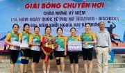 Ban Chấp hành Hội Liên hiệp phụ nữ huyện giành  giải Nhất giải  bóng chuyền hơi kỷ niệm 114 ngày Quốc tế phụ nữ 8/3